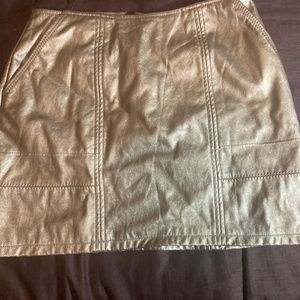 Anthropologie Vintage Sanctuary Metallic Skirt Small